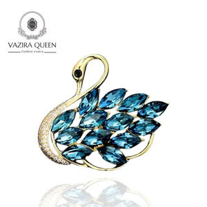 VQ Swan Brooch